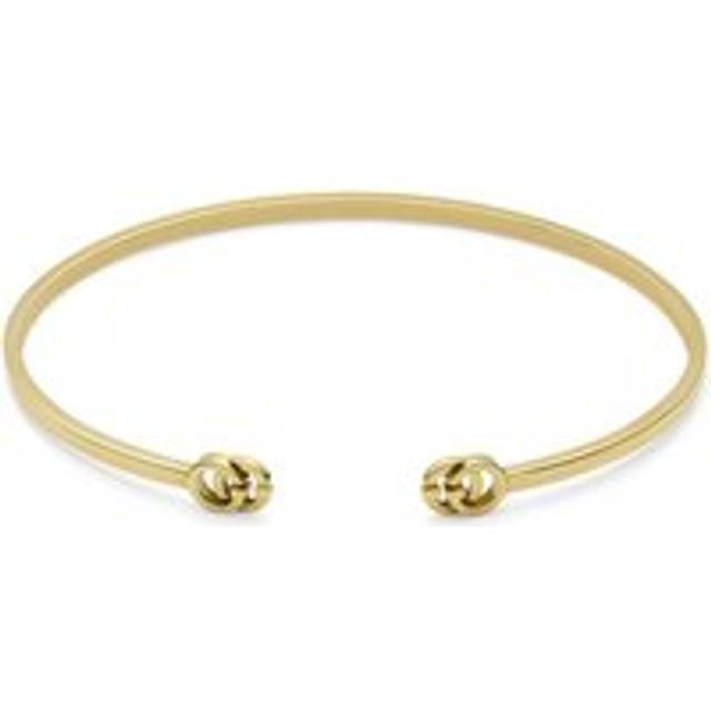 Gucci GG Running 18ct Yellow Gold Cuff Bracelet - 16cm