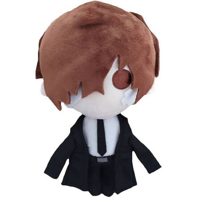 "(Dazai Osamu Black) 8"" Anime Bungo Stray Dogs Dazai Osamu Nakahara Chuya Nakajima Plush Stuffed  Doll"