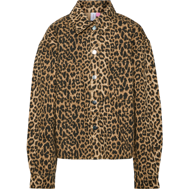 Vero Moda Girl Jacka - VmTullah - Silver Mink/Leopard - Vero Moda Girl - 11 år (146) - Sommarjacka