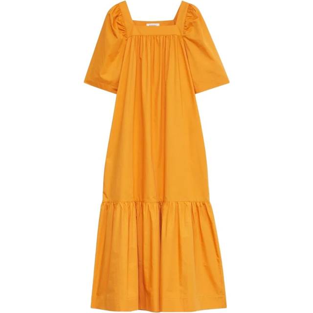 Rodebjer, Klänning, Dam, S, Bomull, Världsklänning Donya Kollektion - orange (S)