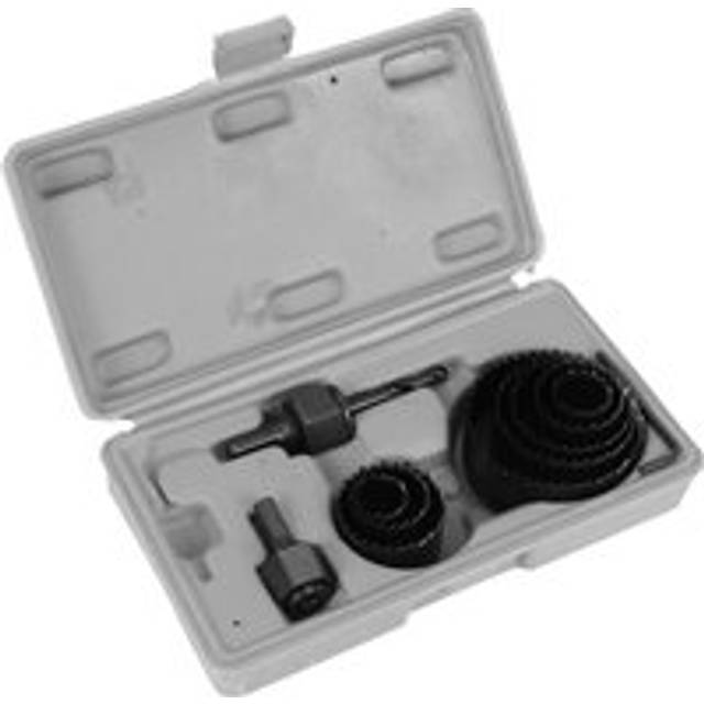 Tlily - 11pcs Hole Saw Cutting Set Kit Drilling Tool Wood Metal Cutter 19-64mm high quality Mandrels Saws Core Drill Bits Woodworking