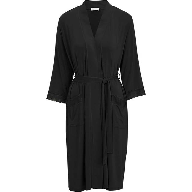 Johanna Morgonrock Svart XL