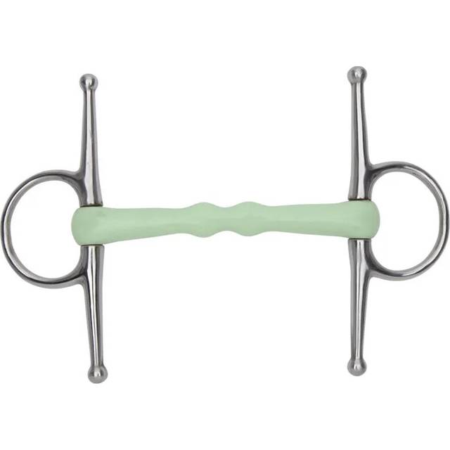 Shires EquiKind Mullen Mouth Full Cheek Snaffle, Silver