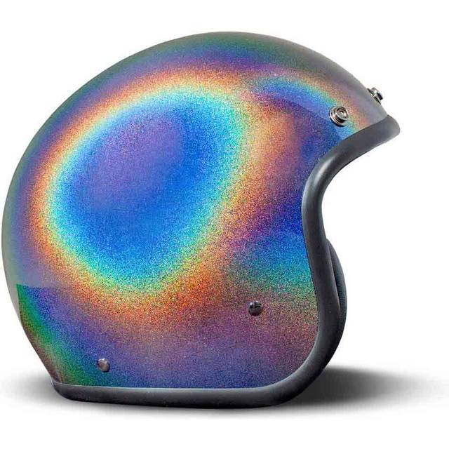 DMD Retro Rainbow Jethjälm lilla XL