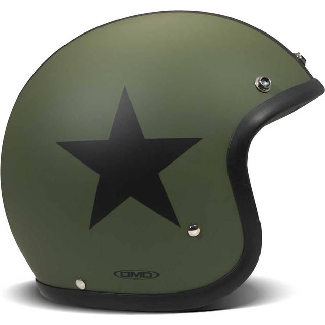 DMD Retro Star Black Jethjälm sort S