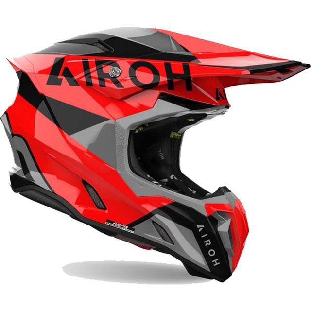 Airoh Twist 3 King Crosshjälm Röd Glansig