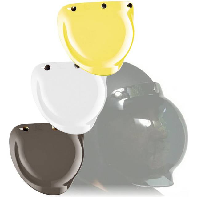 Bandit Bubble Visor for Jet Helmet, grey for Men