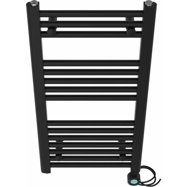 Aramantha Straight Towel Rail Heated Towel Rails - Black (80cm H x 40cm W x 3cm D)