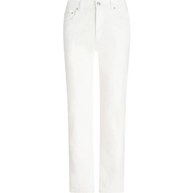 ETRO - patterned-jacquard straight-leg jeans - men - Elastane/Cotton - 31 - White