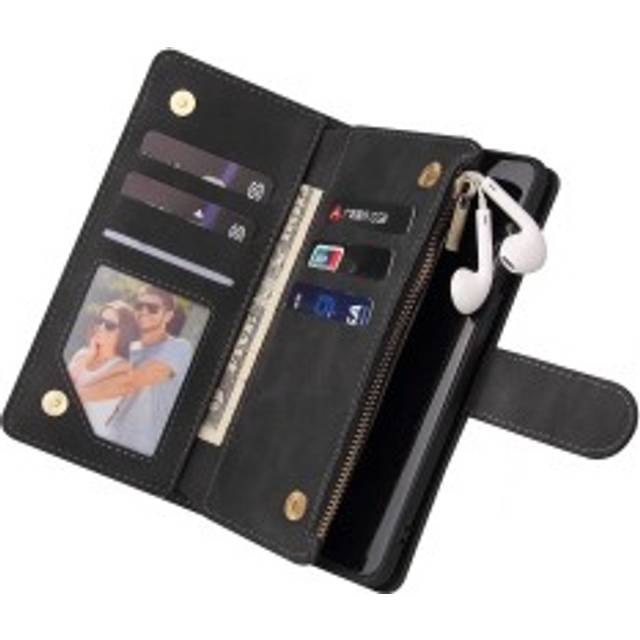 OnePlus 9 Multifunktionellt Plånboksfodral Zipper 8-Fack