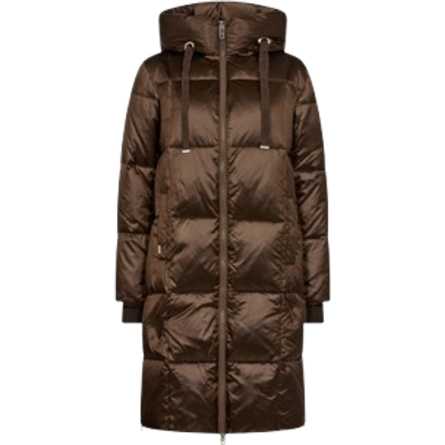 MOS Mosh, Kappa, Dam, L, Polyester, Metallic Dunjacka med Quiltat Design - brown (L)