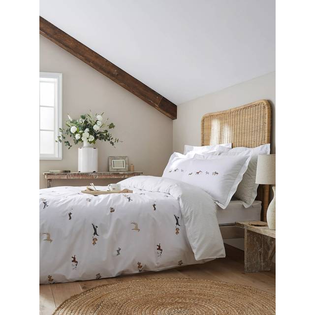 Sophie Allport Doggy Day Care Off-White Duvet Set