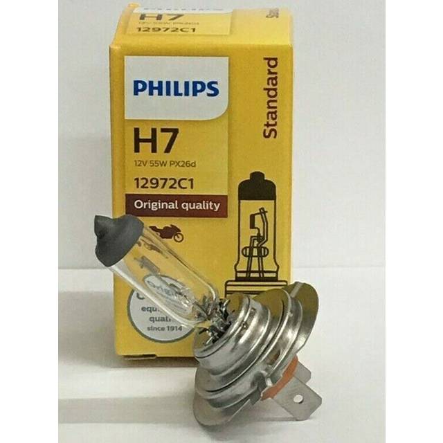 Philips Vision H4 H7 H11 HB3 HB4 Original Car Halogen Headlight H8 H9 9005 9006 3200K Auto Standard Replace Bulb Fog Lamp, 1x