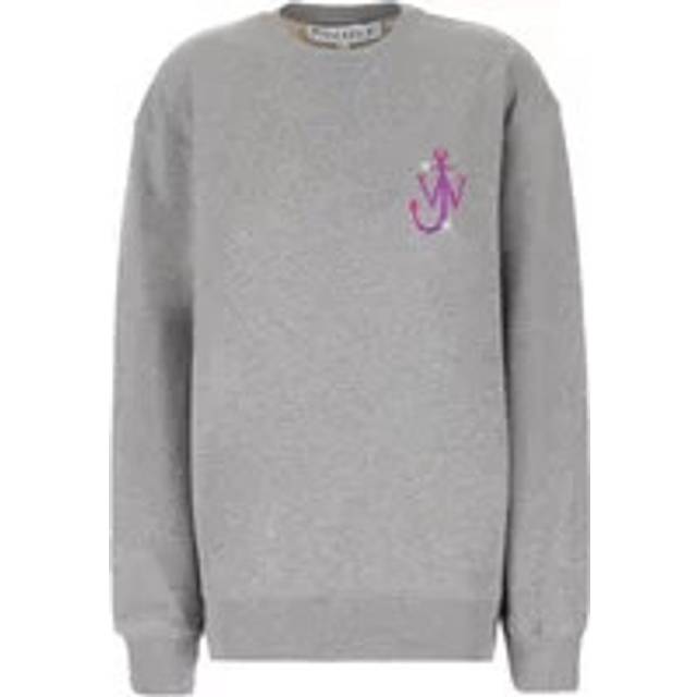 JW Anderson, Sweatshirts, female, Gray, M, Felpe Sweatshirt