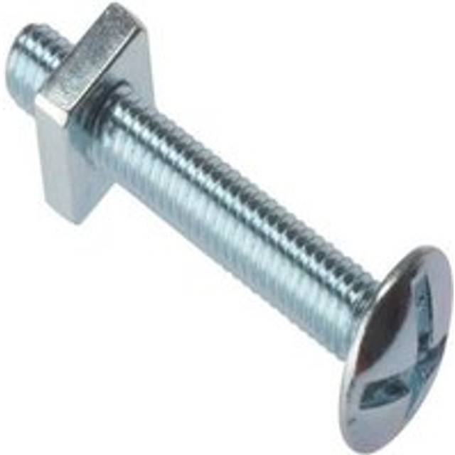 ForgeFix 25RBN840 Roofing Bolt ZP M8 x 40mm Bag 25