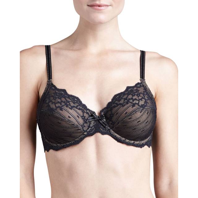 Rive Gauche Underwire Bra - BLACK - 36G EU (36 4D US)