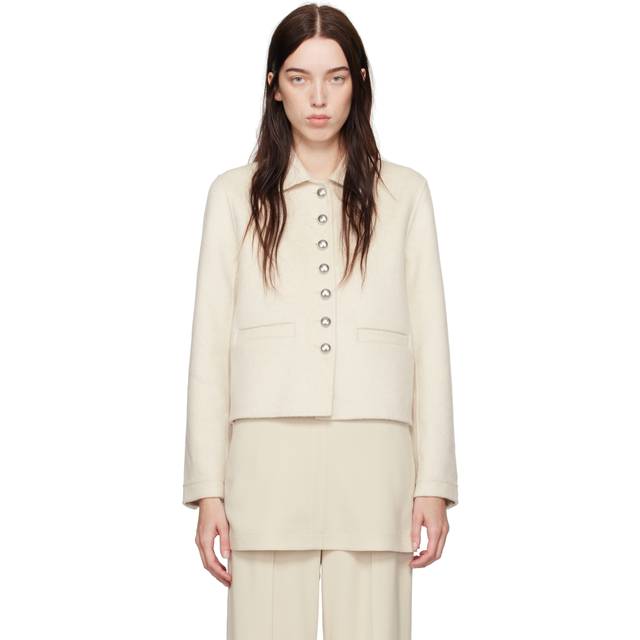 Proenza Schouler Off-White Proenza Schouler White Label Emilie Jacket - 159 Enoki - US 6