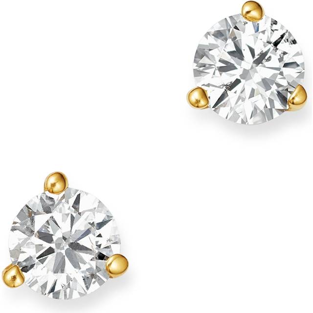 Bloomingdale's Fine Collection Certified Diamond Stud Earrings in 18K Yellow Gold Martini Setting, 0.33 ct. t. w. - Exclusive