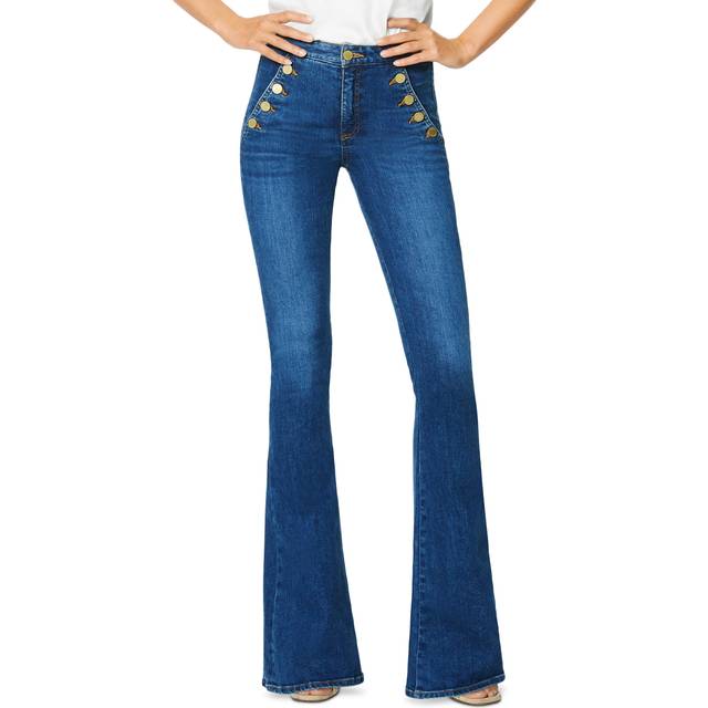 Helena Mid-Rise Flare Jeans - MEDIUM WASH - 28