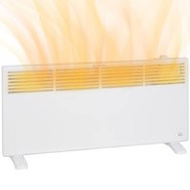 HOMCOM White Electric Panel Heater 2000W