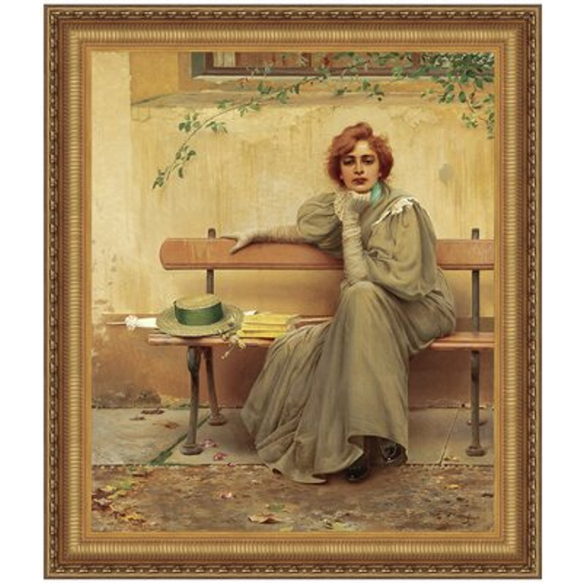 Sogni (Dreams) Framed Canvas Replica Painting: Large