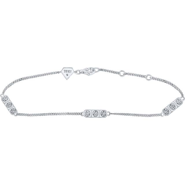 GND 120459 1-12 CT Diamond Womens Linear Bracelet