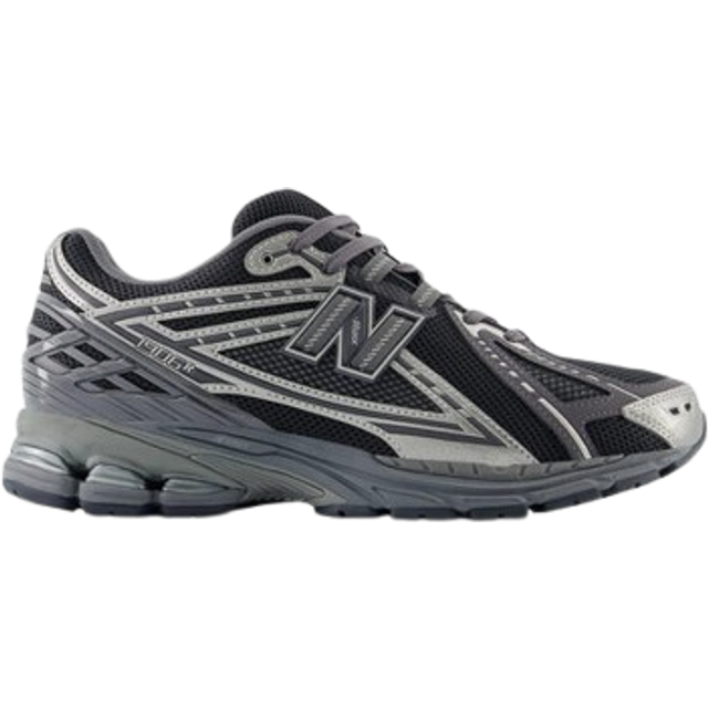 New Balance Boys 1906 Trainers Black Metallic Silver, 4