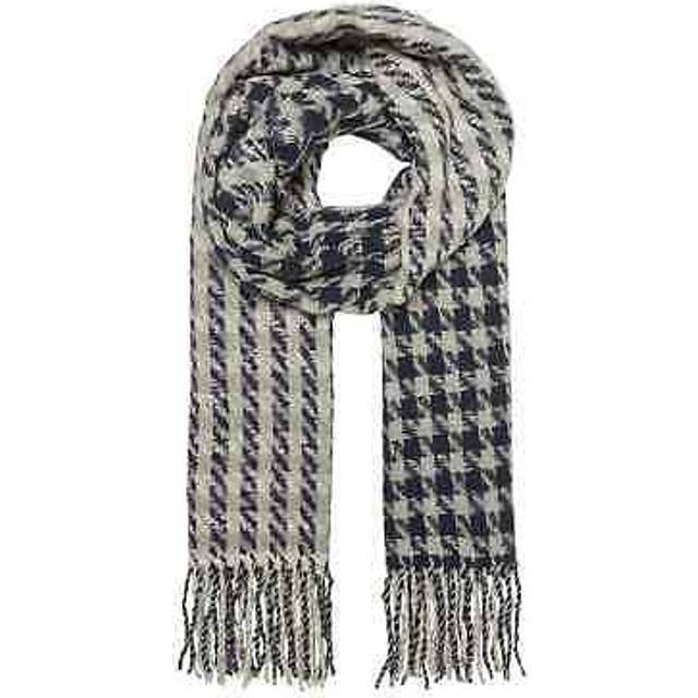 Gray Recycled Polyester Scarf - One Size