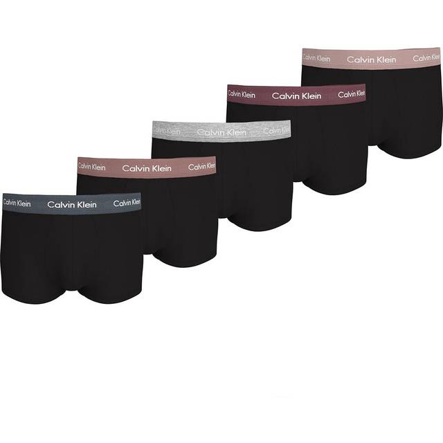 CALVIN KLEIN Low Rise Trunk 5Pk |Svart |S