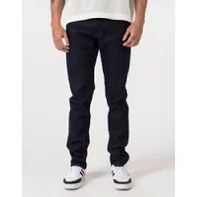 Boss Orange Re.Maine Mens Regular Fit Dark Blue Comfort-Stretch Denim Jeans - Size 36W/30L