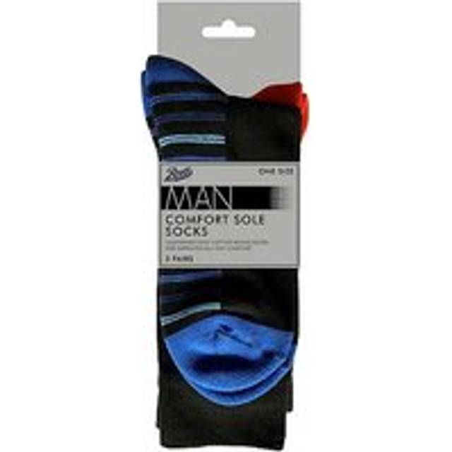 Boots Mens Cotton Cushion Sole Socks