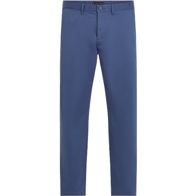 Tommy Hilfiger Herr Denton Chino Satin MW0MW37873, Chino, Blå, 3428, Blå (Egeiska havet), 28W x 34L