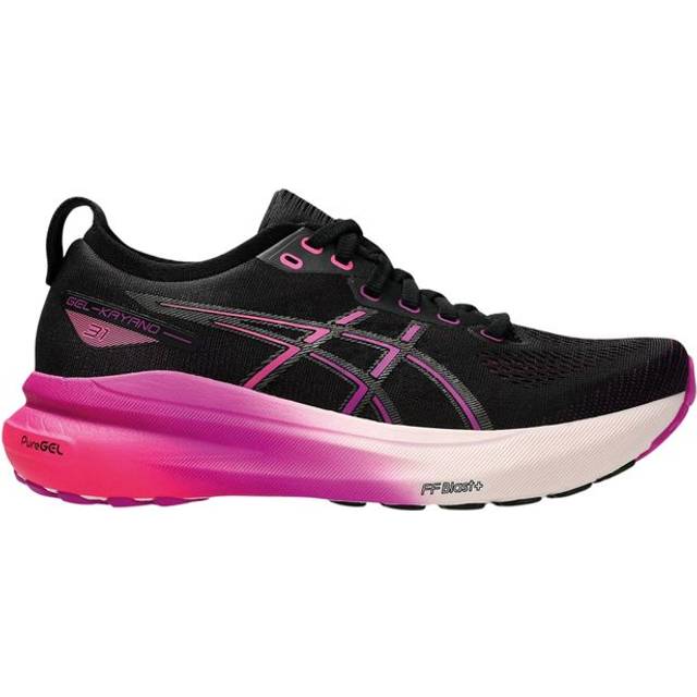ASICS Gel-Kayano 31, Sneaker för kvinnor, Svart fet magenta, 46 EU