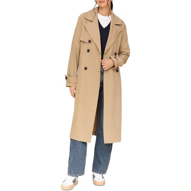 Avec Les Filles Relaxed Duster Trench Coat