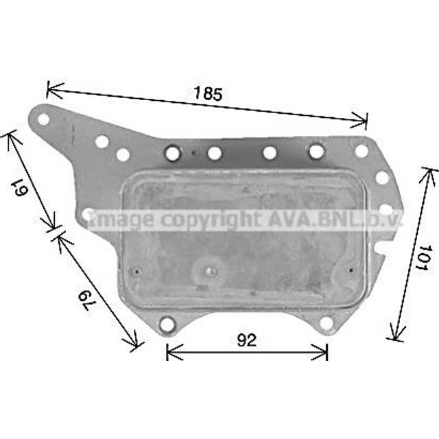 Oil Cooler, engine oil RT3657