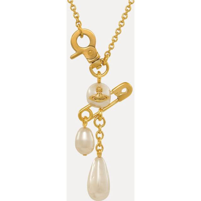 Vivienne Westwood Claude Small Necklace Gold Pearls Women - ---