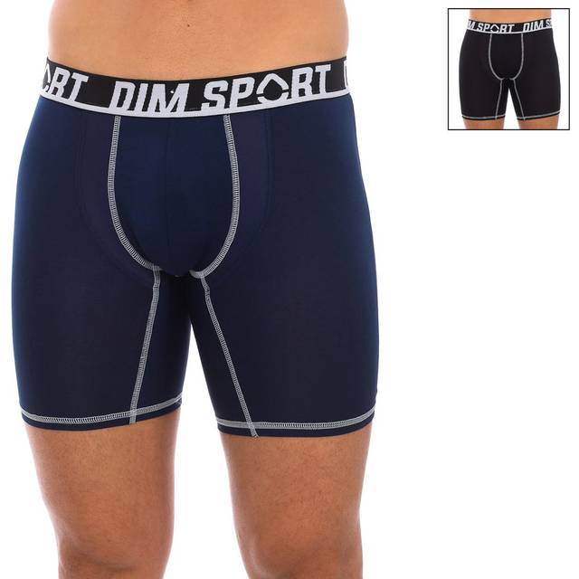 DIM  Boxer shorts DIM SPORT BOXER LONG MICROFIBRE PACK X2  - EU L - Multicolour - EU L