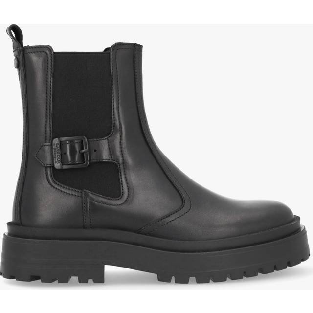 Barbour International Milla Chelsea Boot - Black, Black, Size 3, Women