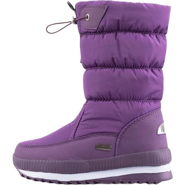 (Purple, 41?FootÂLength25.5cm/10.04in) Snow Women Winter Boots Middle Tube Non Slip Large Size Keep Warm Cotton Shoes