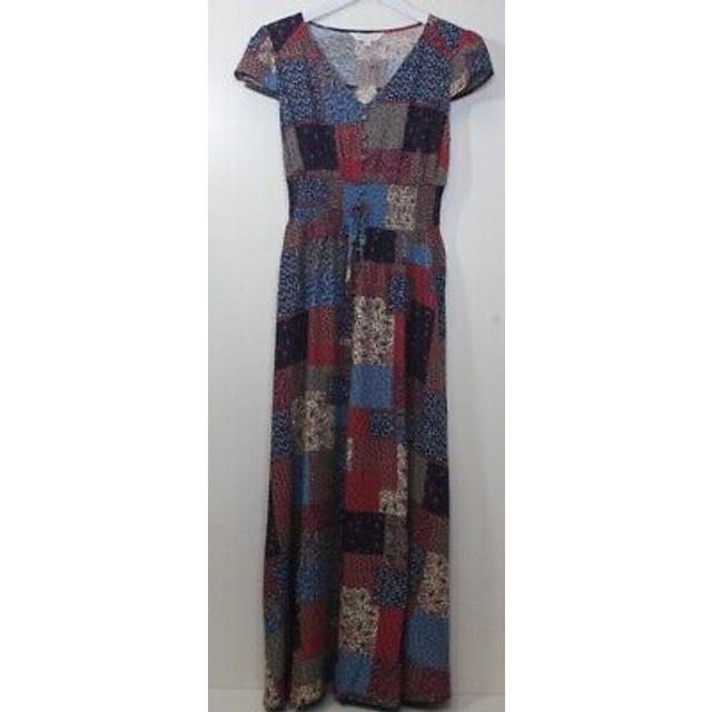 Apricot Women's Pink Patchwork Print Maxi Dress New Look - UK 10