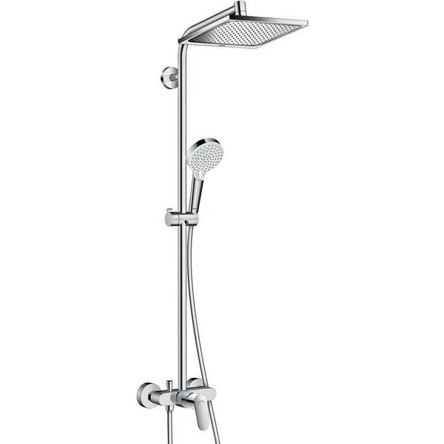27284000 Crometta e Showerpipe 240 1jet with single lever mixer - Chrome - Hansgrohe