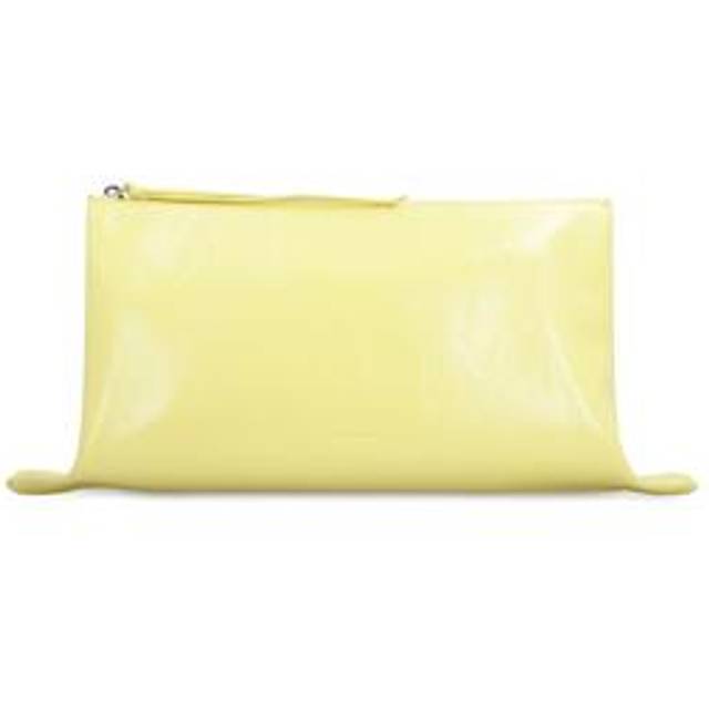 Jil Sander Women's Leather Clutch in Yellow | J08WF0003P5635 Color 744 (One Size)