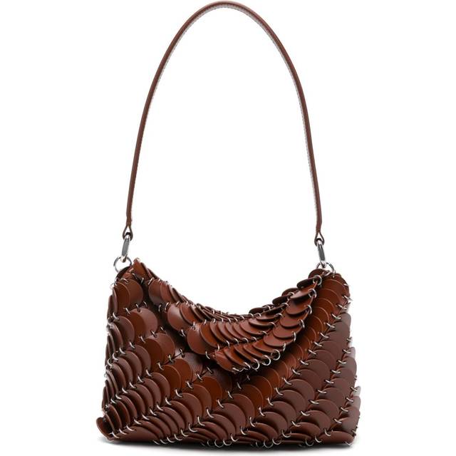 Rabanne - Paco shoulder bag - women - Calf Leather - One Size - Brown