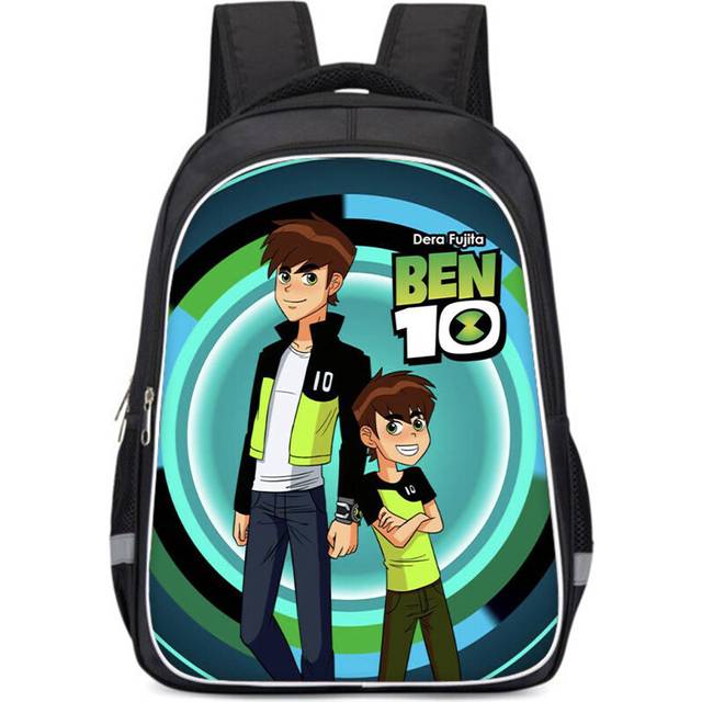 (StyleF, L) Stylish Ben10 Kids Backpack With High Capacity Lightweight School Bag For Boys And Girls
