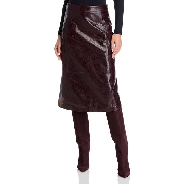 Kobi Halperin Zadie Faux Leather Skirt