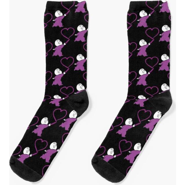Dress Socks Harold and the purple crayon Novelty Fancy Crazy Pattern Crew Casual for Men Women