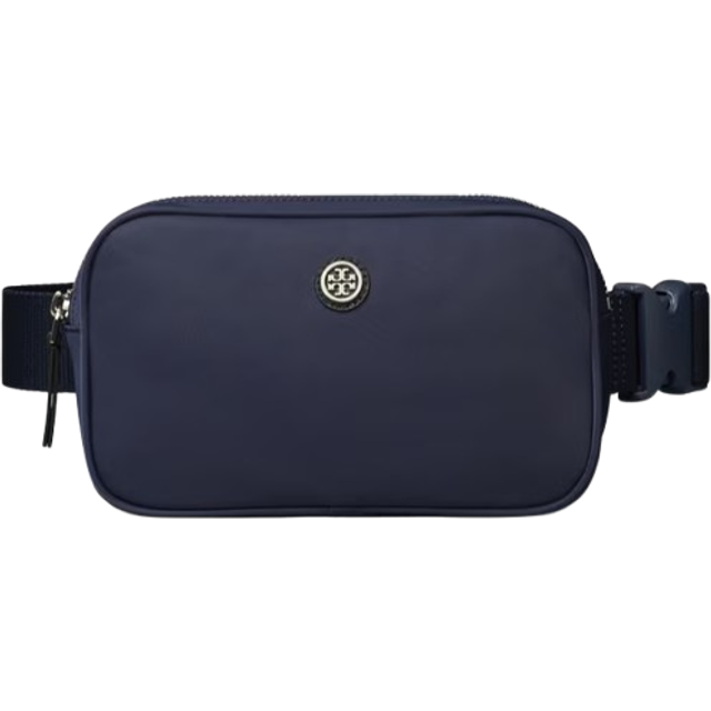Tory Burch Virginia Nylon Belt Bag In Royal Navy - Blue (Size H: 4.7  x L: 7.7  x D: 1.4)