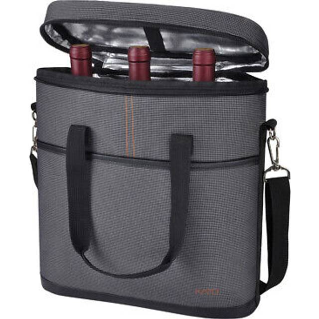 Tirrinia Insulated Wine Gift carrier - 3 Bottle Travel Wine Carry Cool