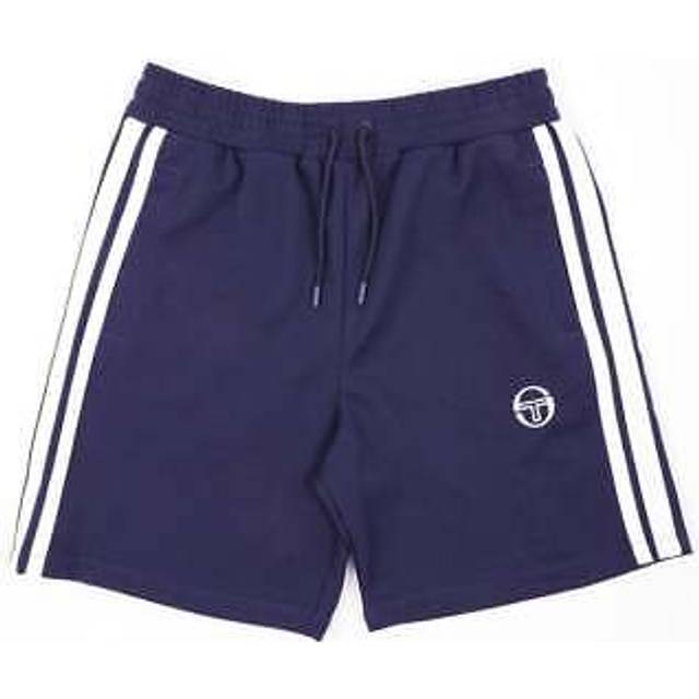 Sergio Tacchini Striped Casual Shorts Navy / White