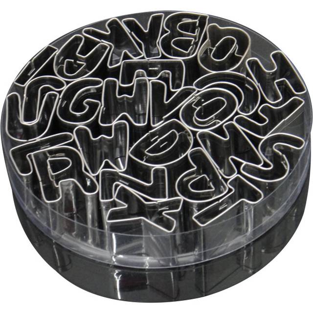 26Pcs Stainless Steel Alphabet Letter Cookie Cutter Biscuit Mold Baking